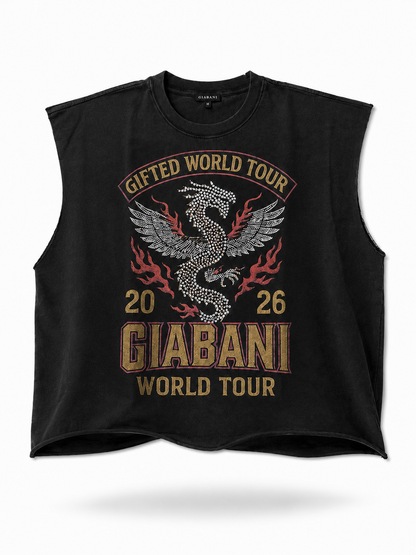 World Tour Sleeveless Black