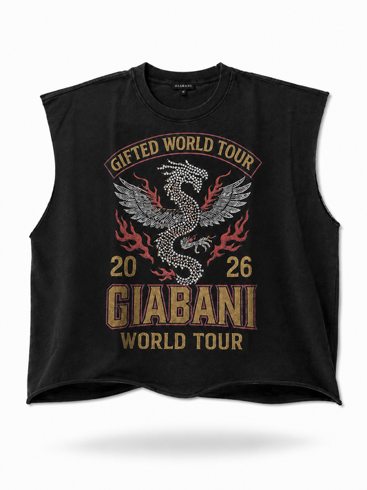 World Tour Sleeveless Black